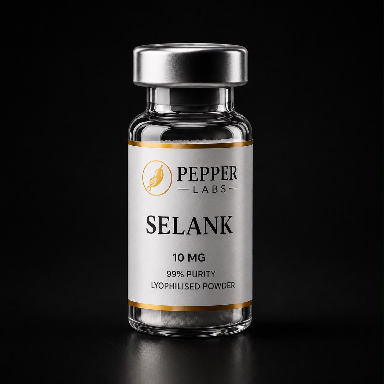 Selank research vial