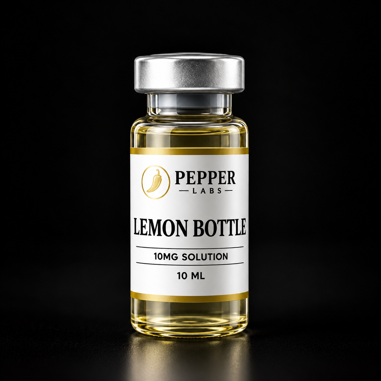 Lemon Bottle sealed research vial